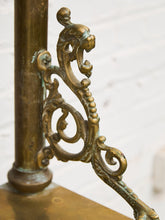 Load image into Gallery viewer, Neoclassical Brass Hall Tree Mirror, Coat Hanger and Console Table
