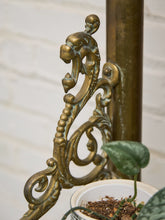 Load image into Gallery viewer, Neoclassical Brass Hall Tree Mirror, Coat Hanger and Console Table
