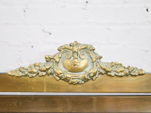 Load image into Gallery viewer, Neoclassical Brass Hall Tree Mirror, Coat Hanger and Console Table
