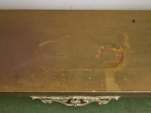 Load image into Gallery viewer, Neoclassical Brass Hall Tree Mirror, Coat Hanger and Console Table

