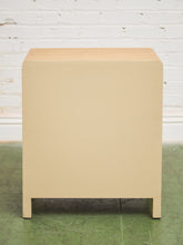 Load image into Gallery viewer, Single Blonde 3 Drawer Burlwood Nightstand
