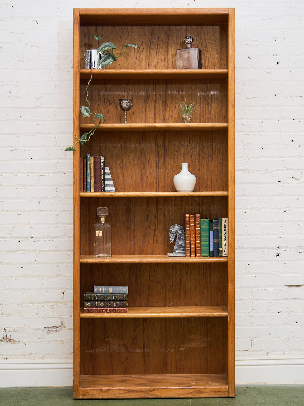Oak Tall Vintage Shelf
