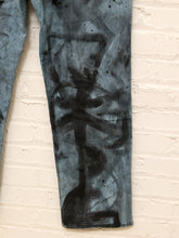 Load image into Gallery viewer, Hand-Painted Abstract Art Denim Jeans
