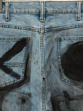 Load image into Gallery viewer, Hand-Painted Abstract Art Denim Jeans
