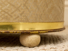 Load image into Gallery viewer, Vintage Atomic Age Clothes Hamper with Starburst Detail
