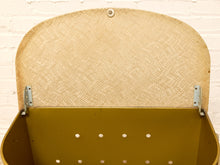 Load image into Gallery viewer, Vintage Atomic Age Clothes Hamper with Starburst Detail

