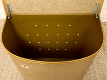 Load image into Gallery viewer, Vintage Atomic Age Clothes Hamper with Starburst Detail
