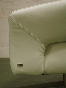 Leather Swivel Club Chairs