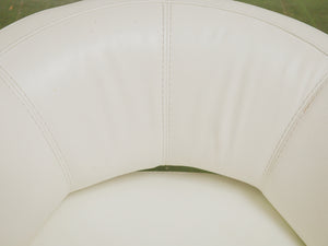 Leather Swivel Club Chairs