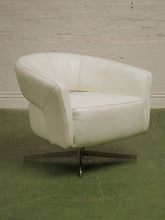 Load image into Gallery viewer, Leather Swivel Club Chairs
