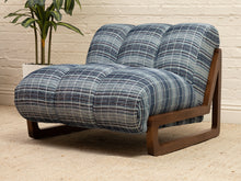 Load image into Gallery viewer, Calder Lounge Chair with sculpted wood base

