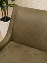 Load image into Gallery viewer, Wellington Leather Armchair in Olive
