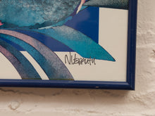 Load image into Gallery viewer, Post Modern Birds of Paradise Poster signed  N.Verauty
