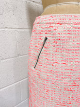 Load image into Gallery viewer, Knobby Cream and Pink Tweed Skirt (10)

