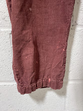 Load image into Gallery viewer, Vintage Plum Corduroy Project Pants - As Found (1X)
