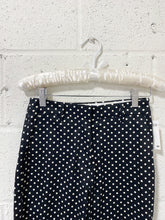 Load image into Gallery viewer, Black and White Polka Dot Slacks (2)
