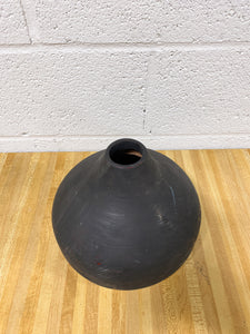 Vintage Painted Black Dry Vase