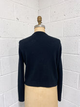Load image into Gallery viewer, Black Cardigan with Beaded Detailing
