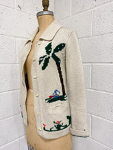 Load image into Gallery viewer, Vintage Wool Cardigan with Handmade Design -  As Found
