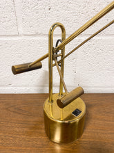 Load image into Gallery viewer, Vintage Brass Weighted Desk Lamp

