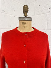 Load image into Gallery viewer, Vintage Red Cardigan
