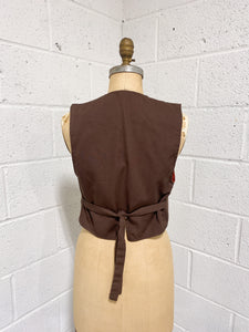 Vintage Chocolate Brown Vest
