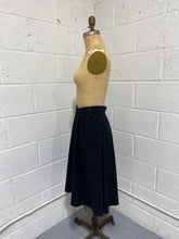 Load image into Gallery viewer, Vintage Black Skirt with Pockets
