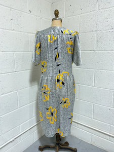 Vintage 80’s Graphic Dress (11-12)