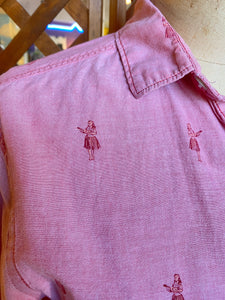 Hula Girl Button Up Shirt (S)