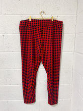 Load image into Gallery viewer, Red and Black Checkered Stretchy Pants (4X)
