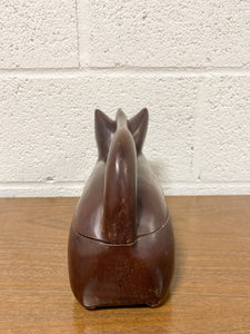 Vintage Wooden Cat Box