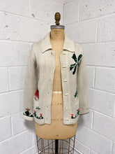 Load image into Gallery viewer, Vintage Wool Cardigan with Handmade Design -  As Found
