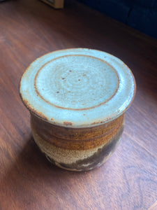 Vintage Stoneware French Butter Keeper