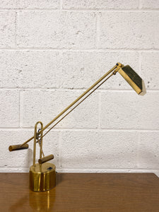 Vintage Brass Weighted Desk Lamp