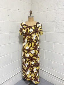 Yellow Hawaiian Dress (M)