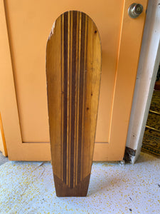 Solid Wood Hand Carved Long Board