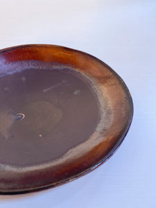Chocolate Brown Ceramic Plate