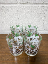 Load image into Gallery viewer, Vintage Set of 4 Cera “The Watering Hole” Glasses

