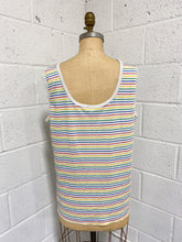 Load image into Gallery viewer, Vintage Rainbow Striped Tank - As Found
