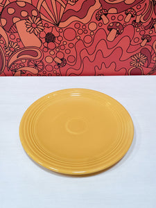 Vintage Large Fiesta Yellow Plate