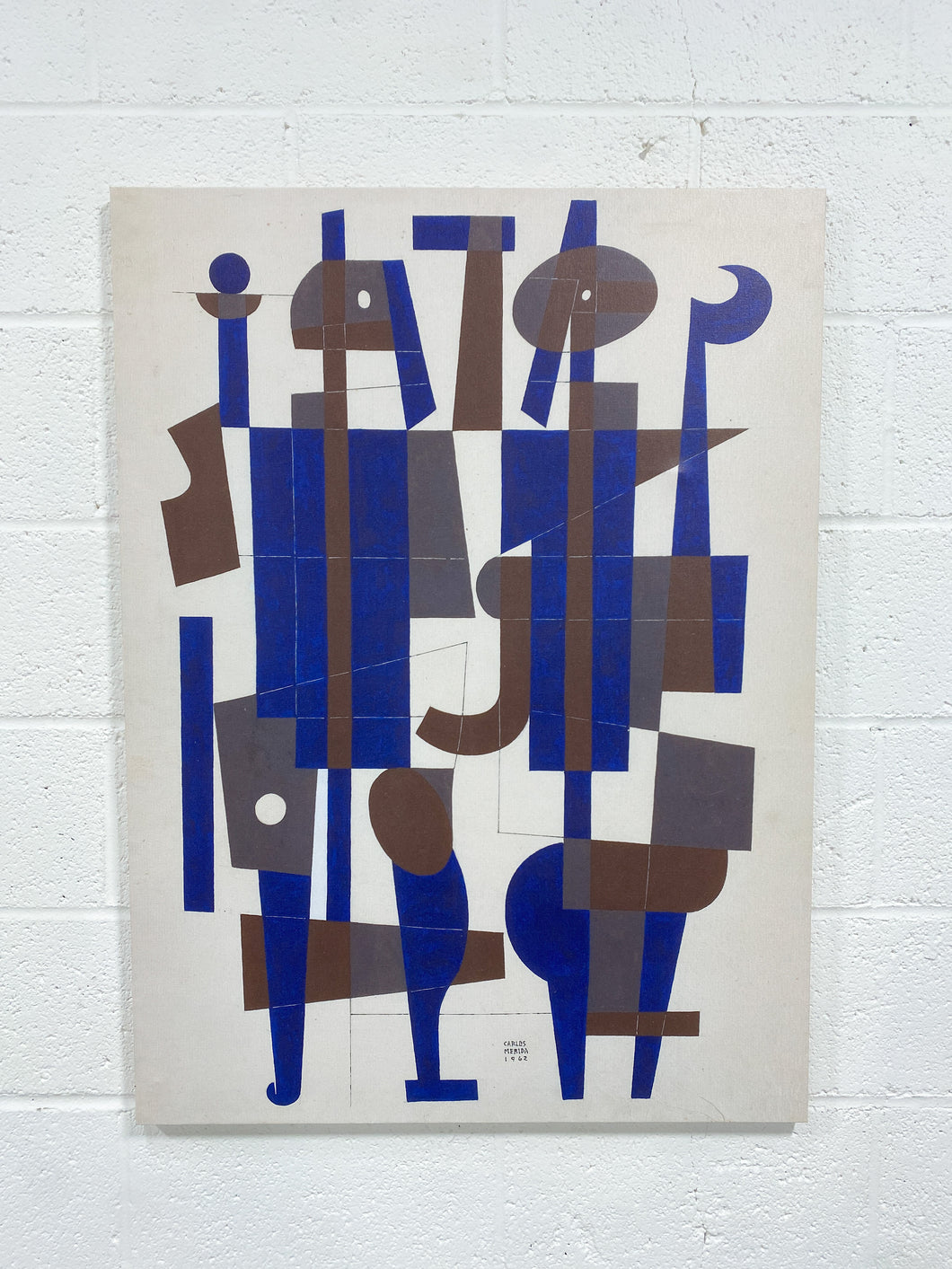 Carlos Merida’s Untitled 1962 Print on Canvas