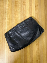 Load image into Gallery viewer, Vintage Black Leather Clutch
