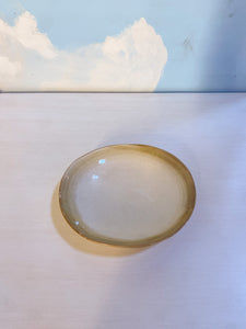 Cream Speckled Ceramic Plate