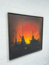 Load image into Gallery viewer, Oil Painting of Ships
