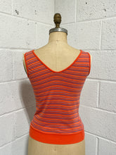 Load image into Gallery viewer, Vintage Sparkly Striped Tank
