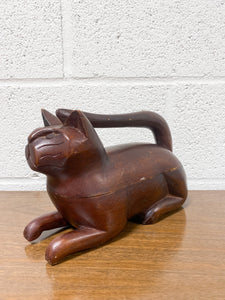 Vintage Wooden Cat Box