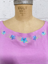 Load image into Gallery viewer, Pink Tank with Floral Detail (20-22W)
