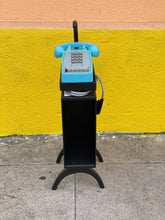 Load image into Gallery viewer, Vintage Black Telephone Table
