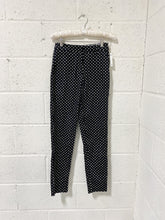 Load image into Gallery viewer, Black and White Polka Dot Slacks (2)
