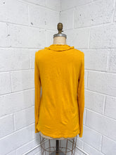 Load image into Gallery viewer, Long Sleeve Mustard Colored Blouse (L)
